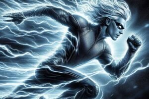 Quicksilver - Pietro Maximoff Marvel Comics dünyasında karşımıza çıkan kurgusal bir karakter. Kendisi süper hız yeteneğine sahip ve bu özellikleriyle ön plana çıkıyor.