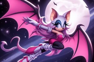 Rouge the Bat, Sega'nın popüler Sonic the Hedgehog serisinden akıllı ve kurnaz bir yarasadır.