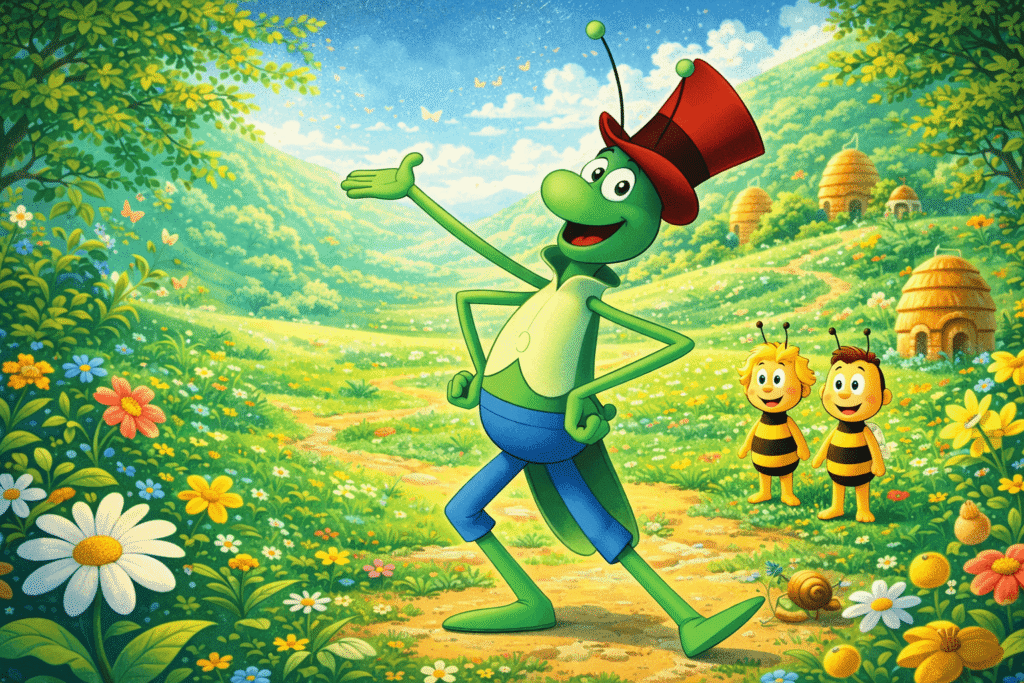 Flip Kimdir Arı Maya Çizgi Filmindeki Neşeli Çekirge Hakkında