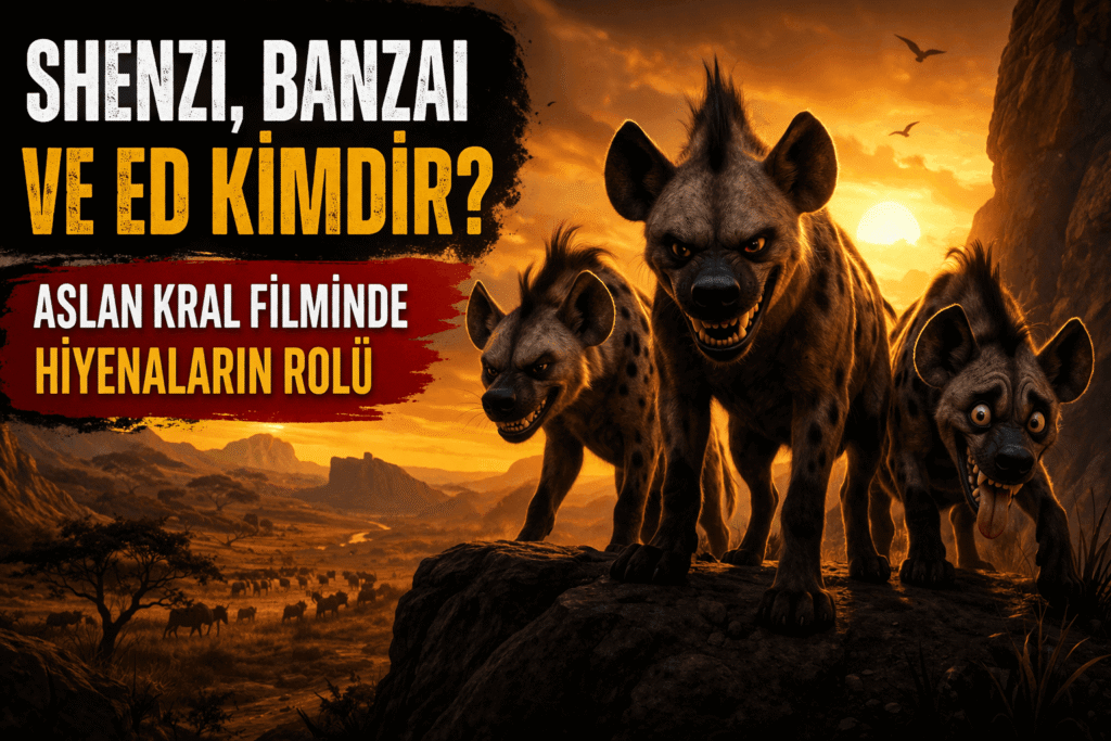 Shenzi, Banzai ve Ed Kimdir? Aslan Kral Filminde Hiyenaların Rolü