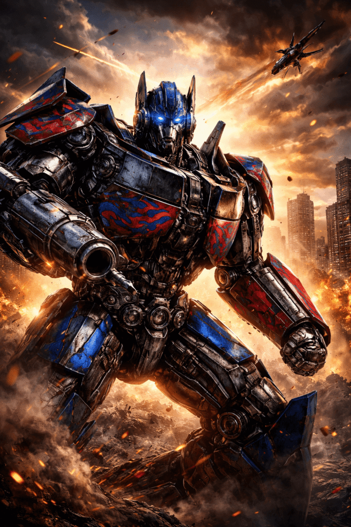 Transformers Karakterleri İyiler ve Kötüler Arasındaki Savaş