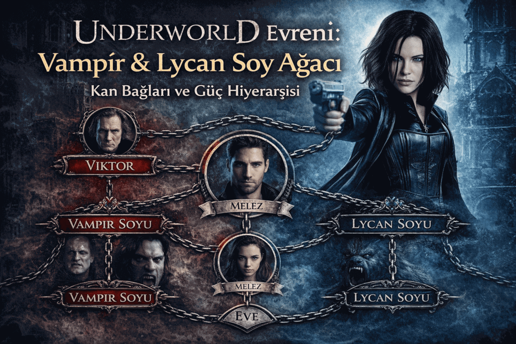 Underworld Evreni: Vampir & Lycan Soy Ağacı | Kan Bağları ve Güç
