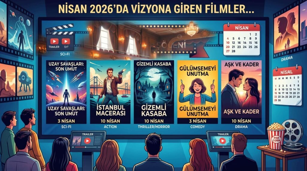 Nisan 2026 Sinema Takvimi: Bu Ay Vizyona Girecek Tüm Filmler